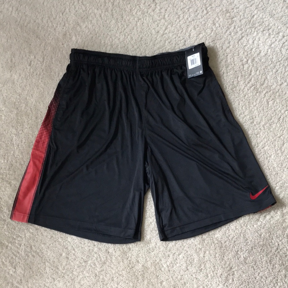 Men’s Nike Dri-Fit Training Shorts Black/Red XXL